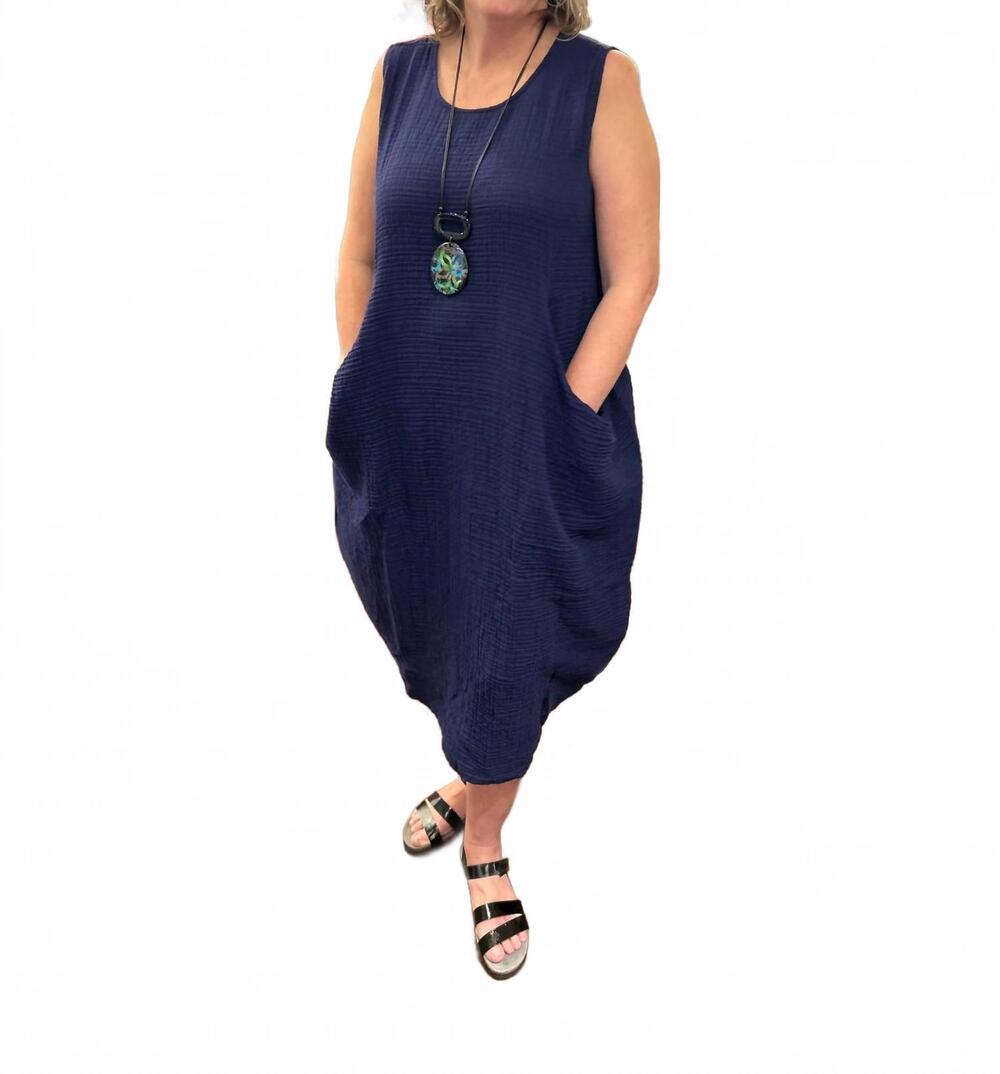 NEW KOZAN heath midi dress in river